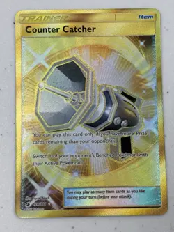 Pokemon - Counter Catcher (Secret) - 120/111 - SM Crimson Invasion - Holo LP - Image 1