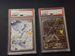 2021 POKEMON CELEBRATIONS RESHIRAM ZEKROM CLASSIC BLACK/WHITE PSA 10 SEQUENTIAL - Image 1