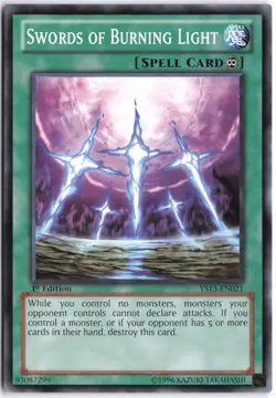 Yugioh - Swords of Burning Light YS13-EN021 1st Edition - Super Starter: V for V - Image 1