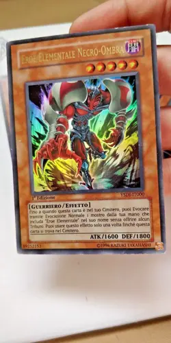 ELEMENTAL HERO NECROSHADE - 1ST ED ULTRA RARE LP YSDJ-EN000 - YUGIOH *ITALIAN* - Image 2