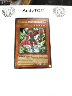 ELEMENTAL HERO NECROSHADE - 1ST ED ULTRA RARE LP YSDJ-EN000 - YUGIOH *ITALIAN* - Image 4