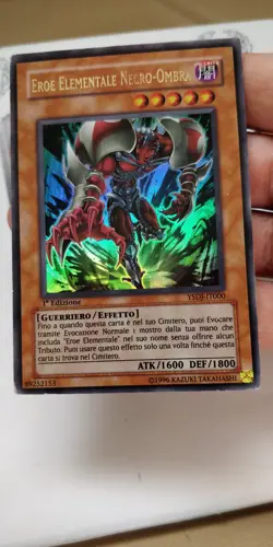 ELEMENTAL HERO NECROSHADE - 1ST ED ULTRA RARE LP YSDJ-EN000 - YUGIOH *ITALIAN* - Image 5
