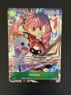 Near Mint Perona OP12-034 Alternate Art English One Piece Card Game - Image 1