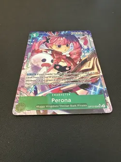 Near Mint Perona OP12-034 Alternate Art English One Piece Card Game - Image 2