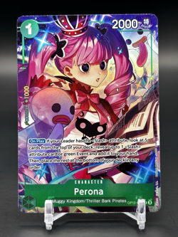 Perona (Alt Art) OP12-034 SR Legacy of the Master English - Image 1