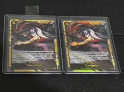 2X Crocodile -OP14-120 SEC One Piece TCG The Azure Sea's Seven Foil NM - Image 1