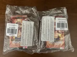 One Piece TREASURE BOOSTERS SET English 4 BOOSTER PACKS (2 Boxes LOT) - Image 1
