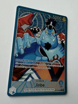 One Piece The Azure Sea's Seven Jinbe OP14-040 L Parallel Leader - Near Mint! - Image 2