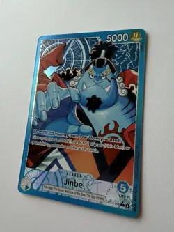 One Piece The Azure Sea's Seven Jinbe OP14-040 L Parallel Leader - Near Mint! - Image 3