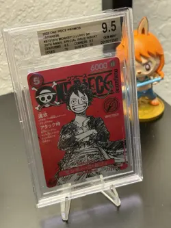 BGS 9.5 - Monkey D. Luffy ST21-014 Promo - One Piece Magazine Vol. 20 Japanese - Image 2
