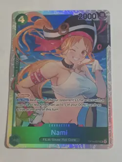 Nami One Piece OP14 The Azure Sea's Seven Super Rare #031 - Image 1