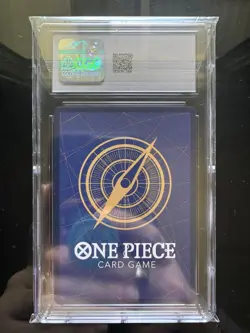 2025 ONE PIECE OP11 MONKEY D LUFFY 3RD ANNIVERSARY SILVER OP05-119 GRADE 10 - Image 2