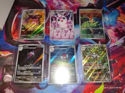 Pokemon 6 Card Lot Illustration Rare, Ledian, Magneton, Victini, Wigglytuff!!! - Image 1