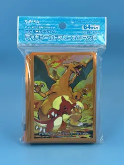 Pokemon Center Japan Charizard Card Sleeves Sealed - Image 1