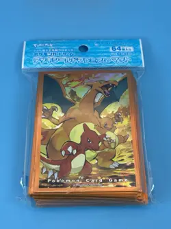 Pokemon Center Japan Charizard Card Sleeves Sealed - Image 3