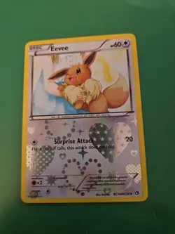 Eevee Legendary Treasures: Radiant Collection UC Holo Card RC14/RC25 2013 LP-MP - Image 1
