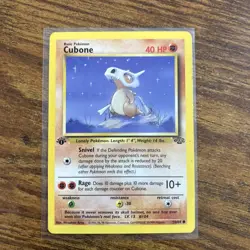 Pokemon TCG Cubone Jungle Card 50/64 First Edition - Image 1