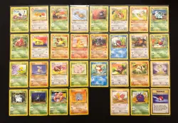 Pokemon Jungle Unlimited Uncommon/Common 31/32 Card Set LP/MP - NO Pikachu #60 - Image 1