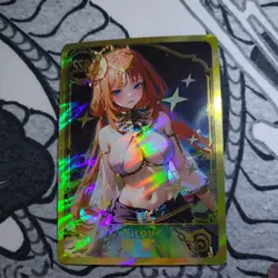 Nilou Genshin Impact SSR Goddess Story Anime Waifu Card Girl Foil Doujin Bikini - Image 1