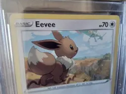 Pokemon vmax gold secret graded art eevee sr sar x 125/203 vstar gx ex Card b12 - Image 2