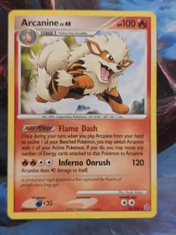 Arcanine 22/132 D&P Secret Wonders Rare Pokemon Card - Image 1