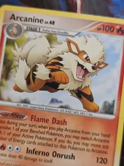 Arcanine 22/132 D&P Secret Wonders Rare Pokemon Card - Image 2