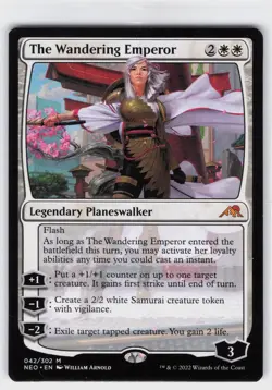 Kamigawa: Neon Dynasty #42 The Wandering Emperor - Image 1