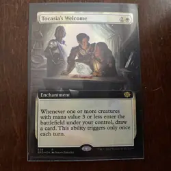 1x Tocasia's Welcome Extended Art The Brother's War NM MTG Magic Foil - Image 1