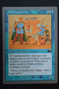 Magic The Gathering MTG CLAMBASSADORS Unglued LP Lightly Played - Image 1