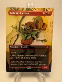 MTG Goblin Chieftain SHOWCASE - x1 - NM - Lorwyn Eclipsed EC Special Guest - Image 1