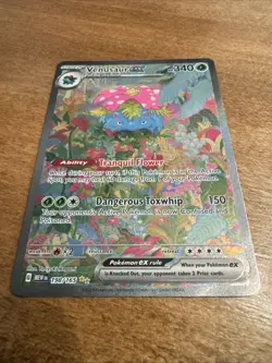 2023 Pokemon Venusaur Ex 198/165 Scarlet & Violet 151 Special Illustration Rare - Image 5