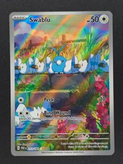 Swablu 213 Pokemon PAR Paradox Rift 2023 NM 🔥🔥🔥 - Image 1