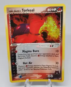 Pokemon EX Team Aqua VS Magma Team Magma's Torkoal HOLO RARE #12/95 2004 VINTAGE - Image 4