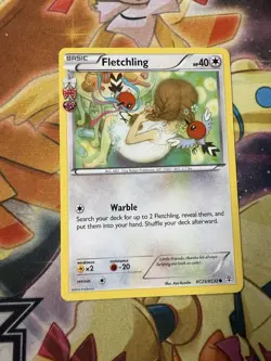 Pokemon Fletchling RC25/RC32 Generations: Radiant Collection Common NM - Image 1