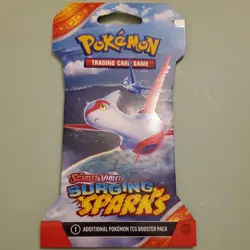 VERY HEAVY - 32.0g - Pokemon Surging Sparks Sleeved Booster Pack - SEALED! - Image 2