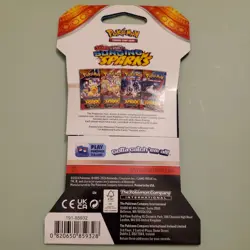 VERY HEAVY - 32.0g - Pokemon Surging Sparks Sleeved Booster Pack - SEALED! - Image 3