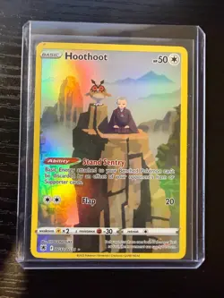 Pokemon TCG Hoothoot TG12/TG30 Swsh10: Astral Radiance Trainer Gallery Holo LP - Image 1