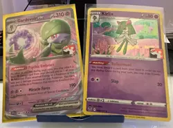 Gardevoir EX 086/198 Kirlia 068/195 Pokemon Prize Pack Series 3 Stamped Holo - Image 1