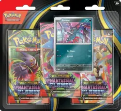 Pokemon Phantasmal Flames - Sneasel 3 Pack Booster Blister Factory Sealed - Image 1