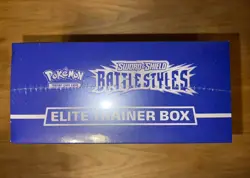 New Pokemon TCG Sword & Shield - Battle Styles - Elite Trainer Box ETB BLUE - Image 4