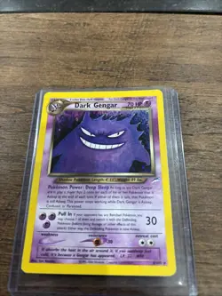 Dark Gengar 6/105 Neo Destiny Holo Ultra Rare Pokemon TCG Nintendo WOTC MP - Image 1