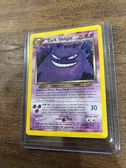 Dark Gengar 6/105 Neo Destiny Holo Ultra Rare Pokemon TCG Nintendo WOTC MP - Image 4