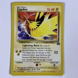Pokemon TCG Wizards WOTC Black Star Promo Zapdos 23 - Image 1