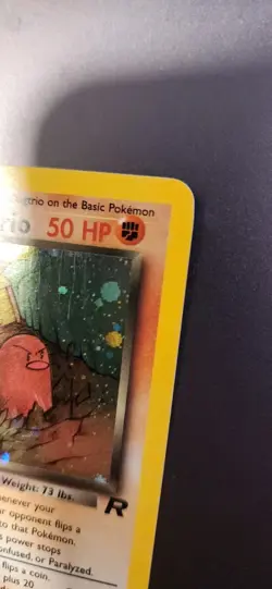 Dark Dugtrio - 6/82 - Holo Rare - Unlimited Edition LP, English Pokemon Team Roc - Image 4