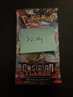 VERY HEAVY! 22.59Gram Obsidian Flames Pokemon TCG Factory Sealed Booster Pack!!! - Image 4