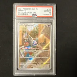 2024 Pokemon S&V Paldean Fates Mimikyu #075 ETB Black Star Promo PSA 10 - Image 1