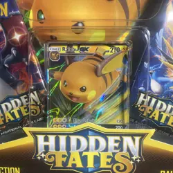 Pokemon TCG Hidden Fates Raichu GX Collection Box New Factory Sealed A 728192512490 - Image 2