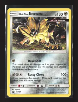 Pokemon SM Promos #SM124 Promo Dusk Mane Necrozma Holo - Image 1