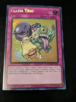 YU-GI-OH OJAMA TRIO CHIBI BLMM-EN010 SECRET RARE NM - Image 1