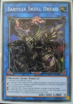 YuGiOh Saryuja Skull Dread Secret Rare EXFO-EN048 NM - Image 1